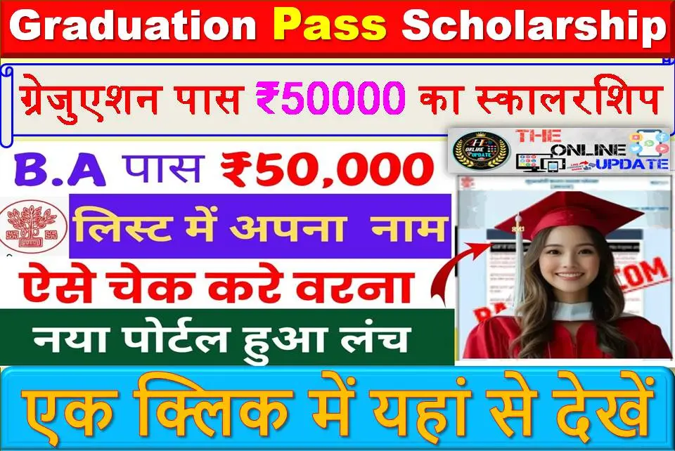 Graduation Pass Scholarship (Mukhyamantri Kanya Utthan Yojana) 2025: Important Updates